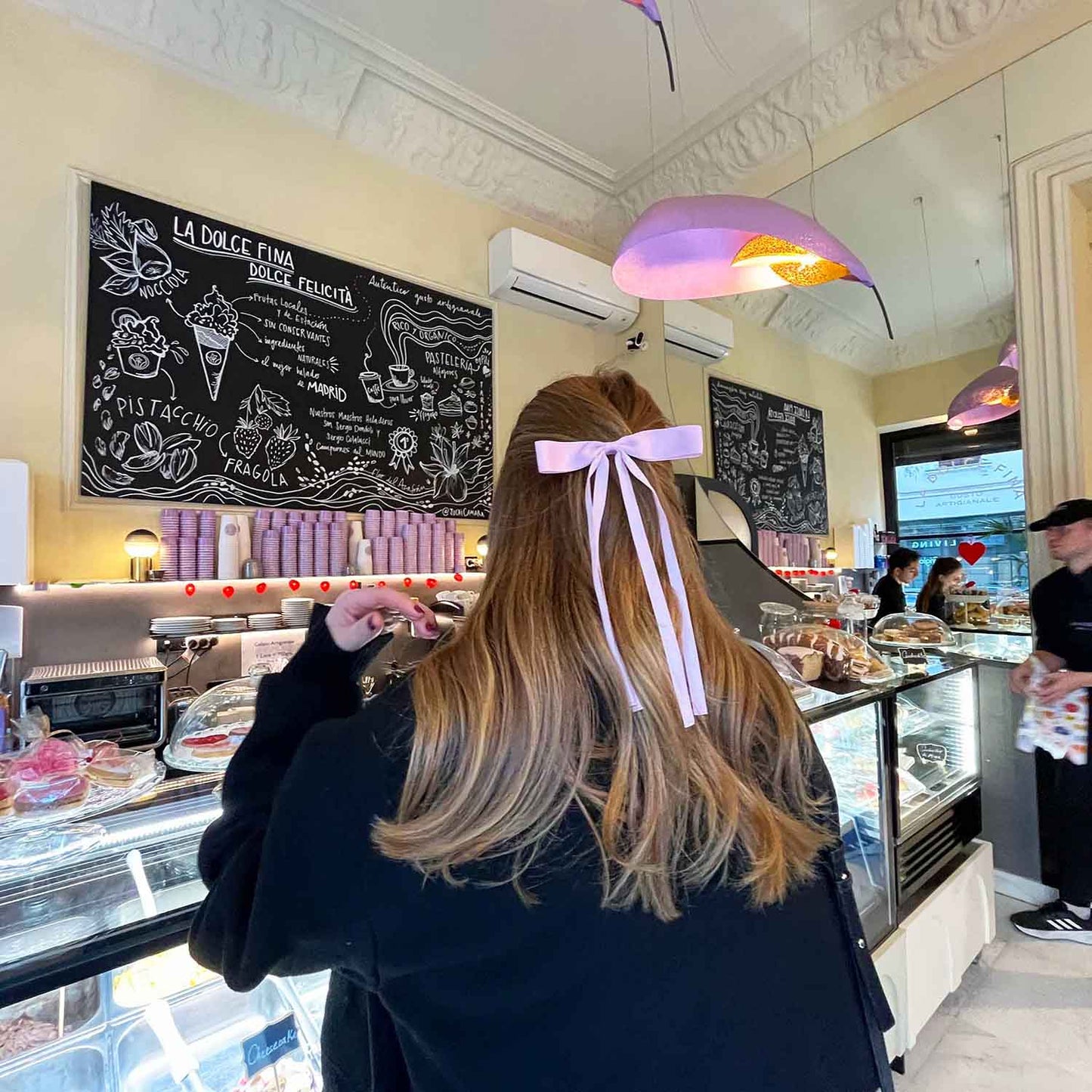 Vienna Bow in Pink Sugar Nuvo Collection