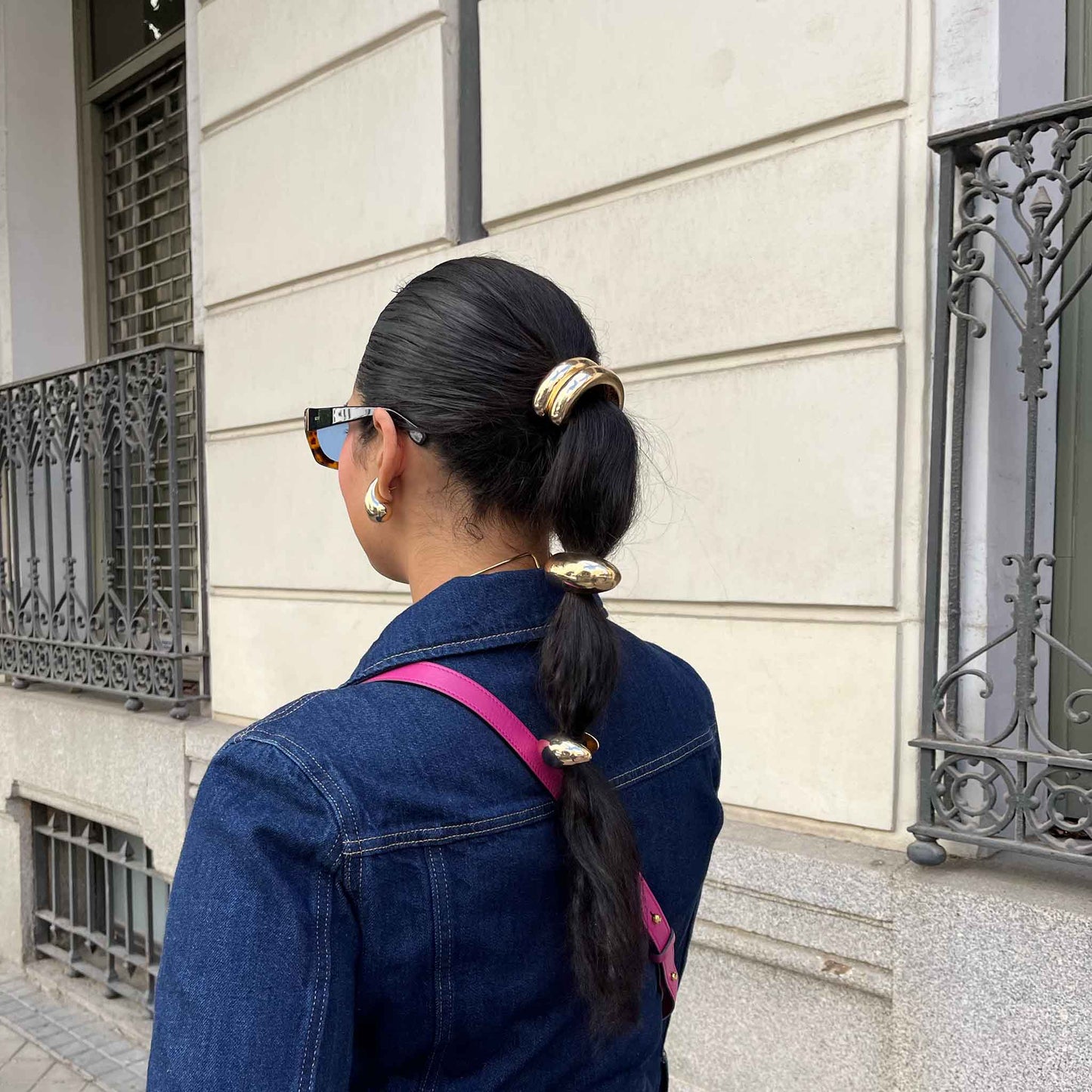 Le Mon Gold Hair Tie Nuvo Collection