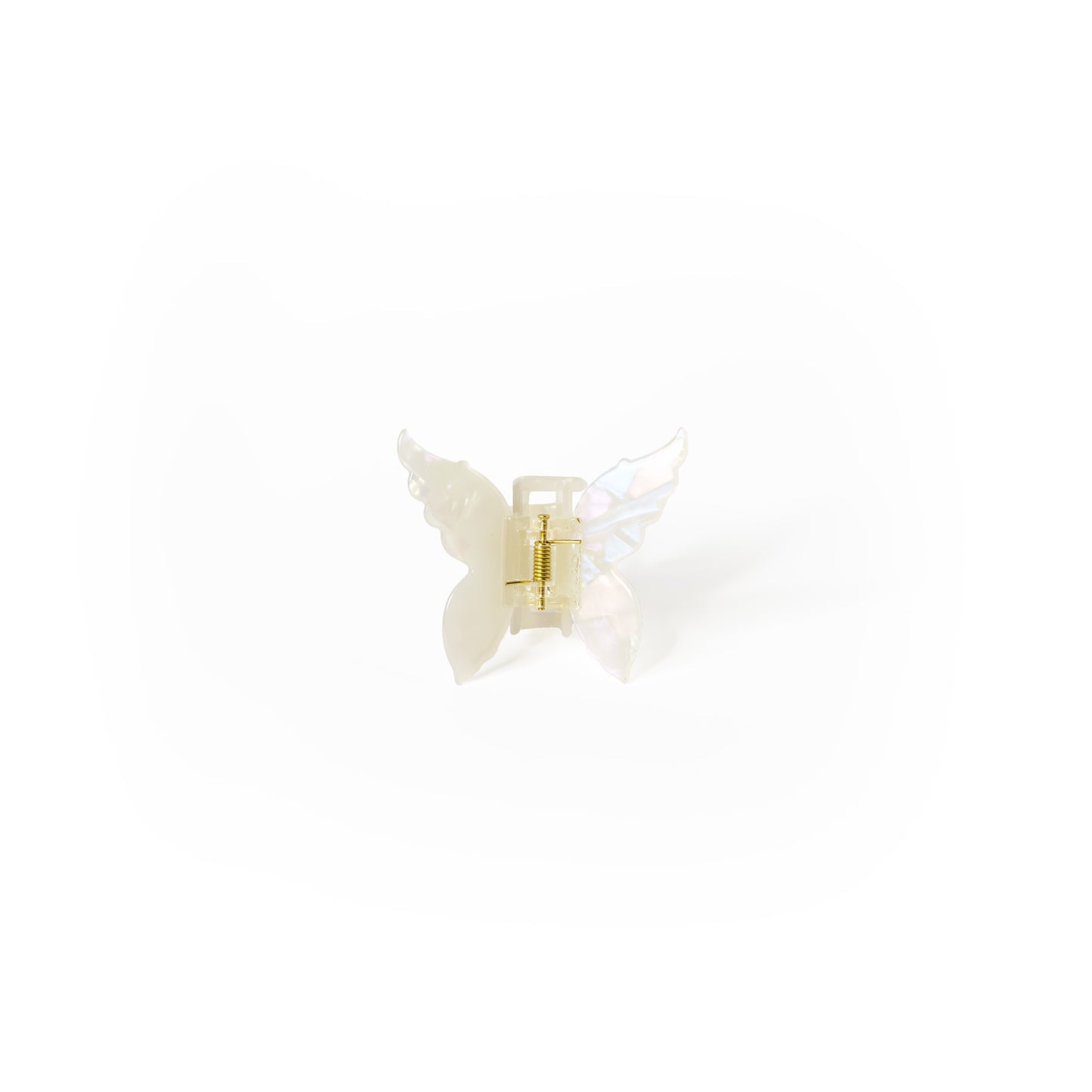 Mini Butterfly Claw in White Pearl Nuvo Collection