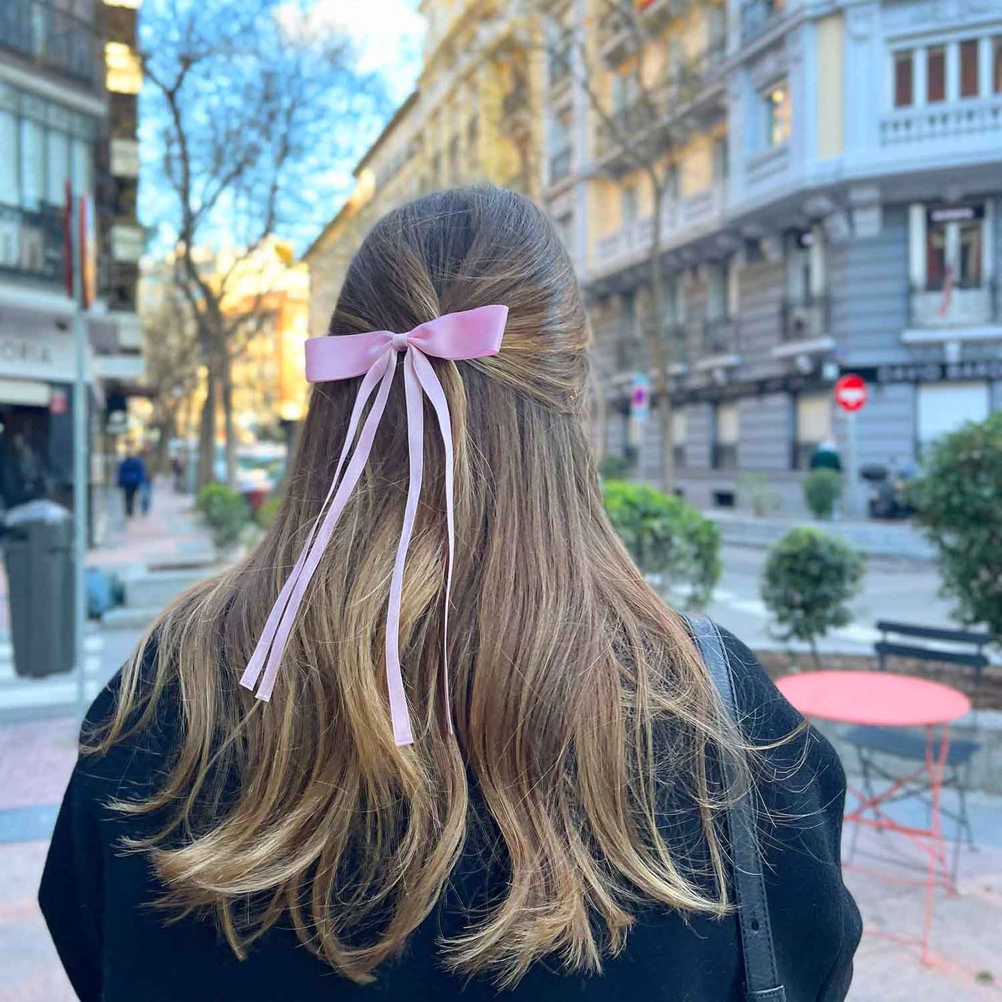 Vienna Bow in Pink Sugar Nuvo Collection