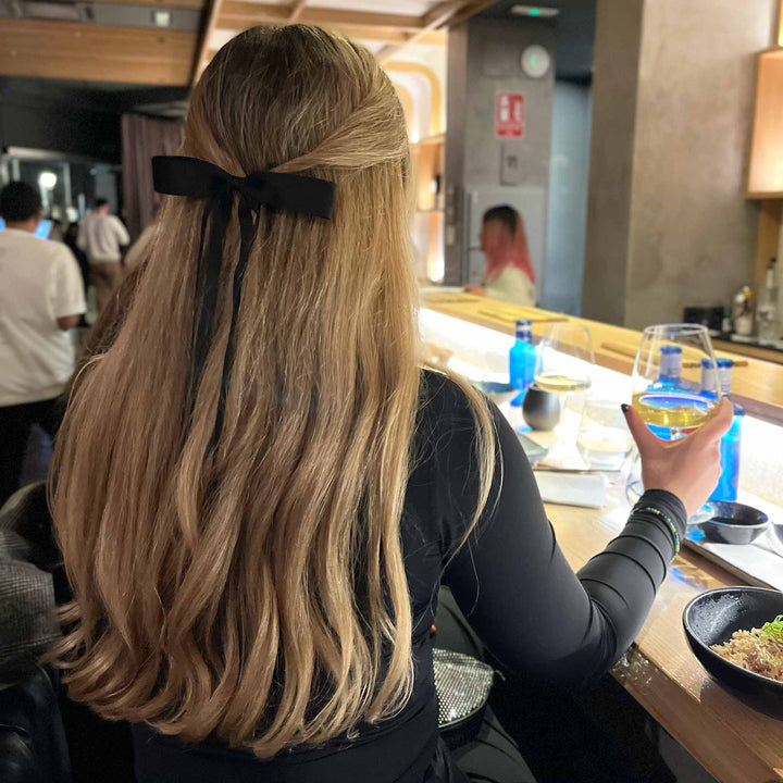 Vienna Bow in Charcoal Chic Nuvo Collection